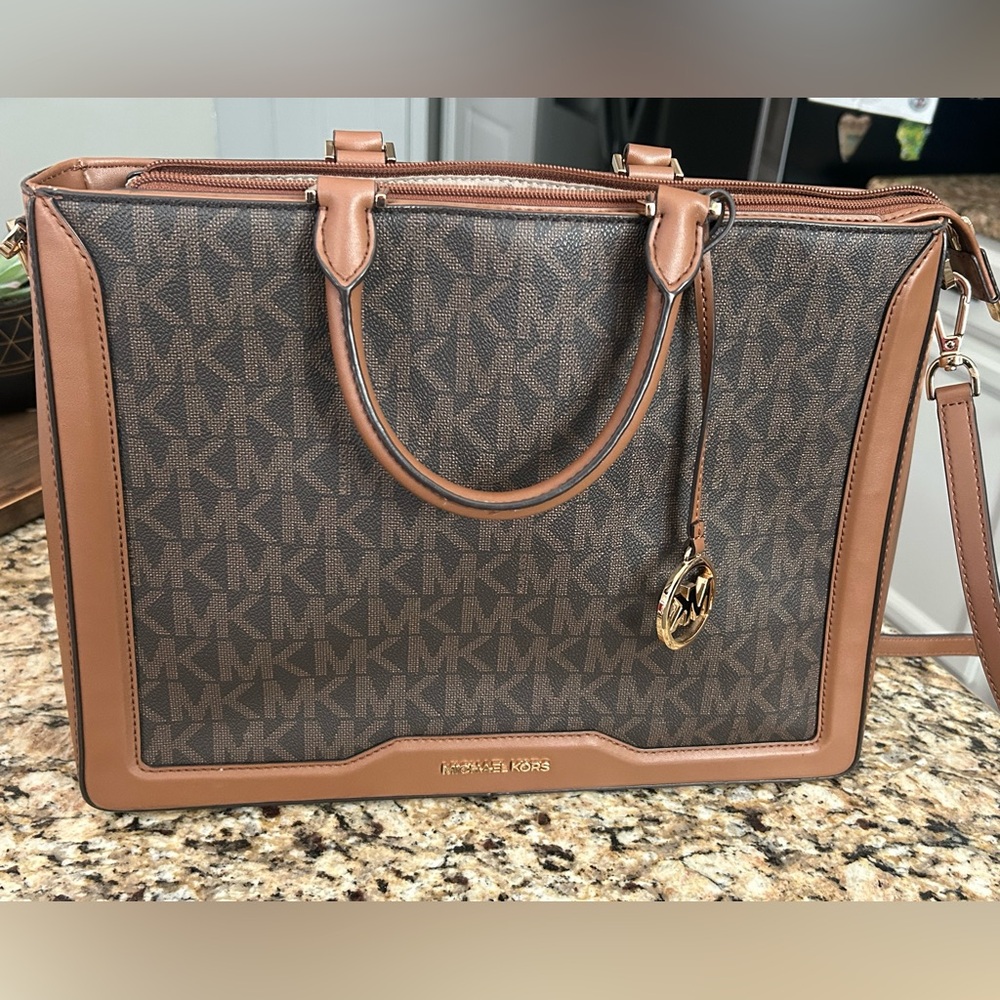 Michael Kors Dark Brown Signature Tote